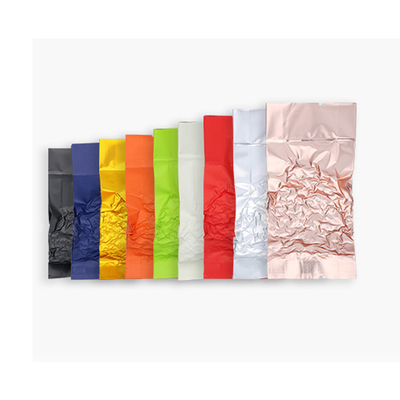 50x105x20mm Aluminium Foil Side Gusset Bags Penyegelan Panas Untuk Sereal Teh Gula Bumbu