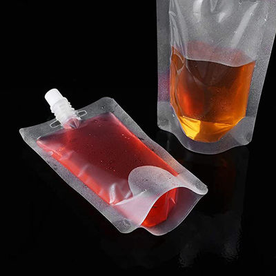 150ml Stand Up k Liquid Spout Bag Tidak Berbau Untuk Minuman