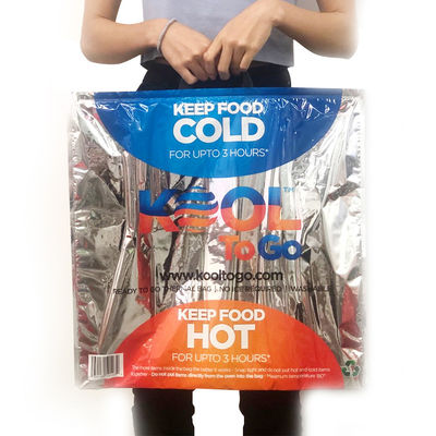 OEM Salads Aluminium Foil Hot Cold Insulated Bags Untuk Frozen