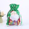 Tas Serut Plastik Santa Anak-anak Natal Kue Permen Mainan Barang Kemasan