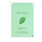 1.5mil Ice Poly Packaging Bag Penyimpanan Kompos Biodegradable Menggunakan MOQ Rendah