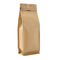 16oz 1lb Kraft Stand Up Side Gusset k Paper Bag Dengan Pull Tab Zipper
