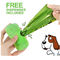 23 * 33cm Ramah Lingkungan Kotoran Anjing Tas Tepung Jagung Biodegradable Dengan Dispenser