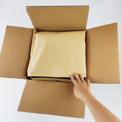 Ekologi ramah di pinggir jalan Daur ulang kertas kraft lapisan termal Bahan wol Kotak Cooler Liner